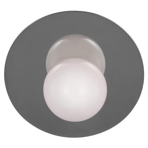 Visual Comfort Studio Nodes Mid Century Polished Nickel Angled Sconce