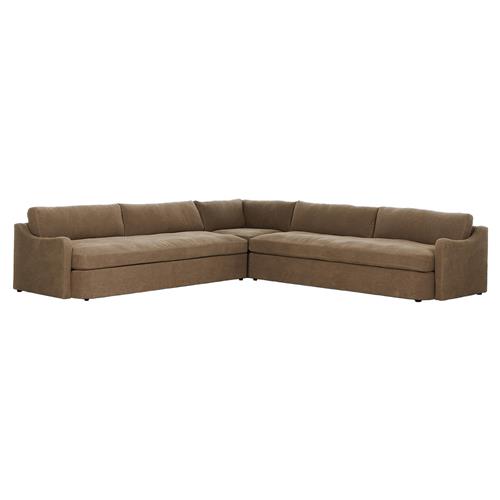 Aurelia Broadway Coffee 3-Piece Sectional