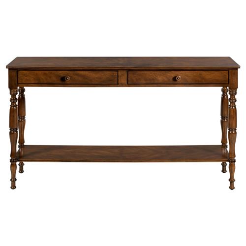 Leeward French Country Montserrat Hardwood Rectangular Console Table