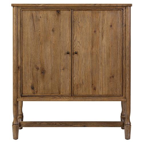Bari Weathered Oak Bar Cabinet