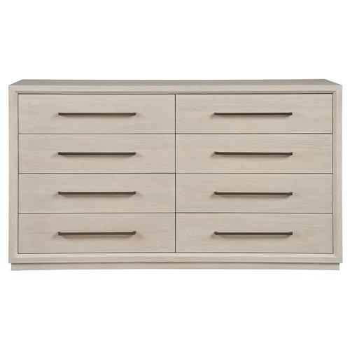 Hubbard Modern Classic White Oak Wood Double Dresser