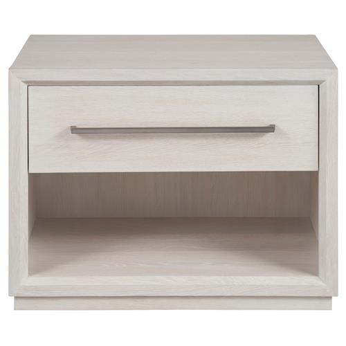 Hubbard Modern Classic White Oak Wood Nightstand