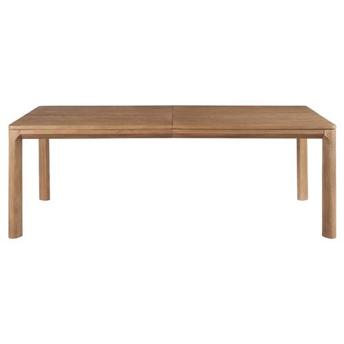 Carl Rustic Lodge Brown Oak Extendable Dining Table - 86-104&quot;