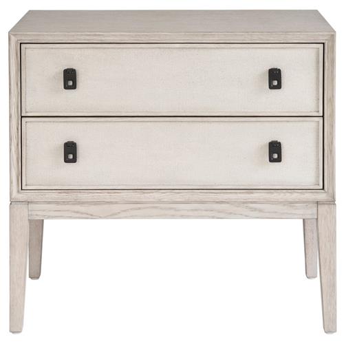 Iris Modern Classic Brown Oak Nightstand