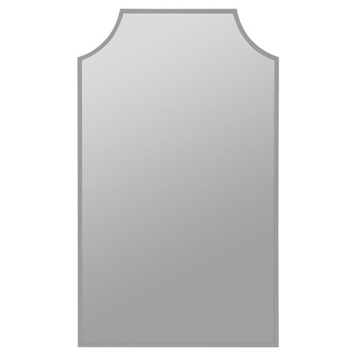 Serene Hollywood Regency Silver Medicine Cabinet Mirror