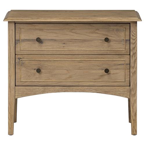 Adelaide Rustic Lodge Brown Aged Oak Nightstand