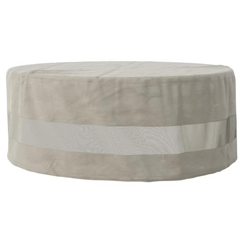 Branson Modern Grey Weatherproof Outdoor Round Coffee Table  Cover - 37&quot;