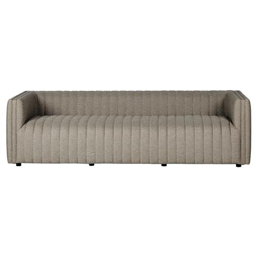 Leo Modern Classic Grey Tufted Outdoor Sofa - 97&quot;