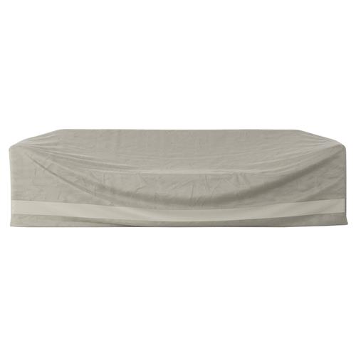 Branson Modern Classic Grey Weatherproof Outdoor Sofa Cover - 99&quot;