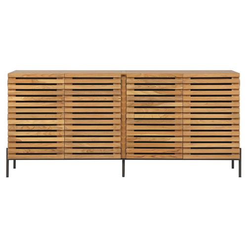 Georgina Coastal Beach Natural Teak Outdoor Sideboard