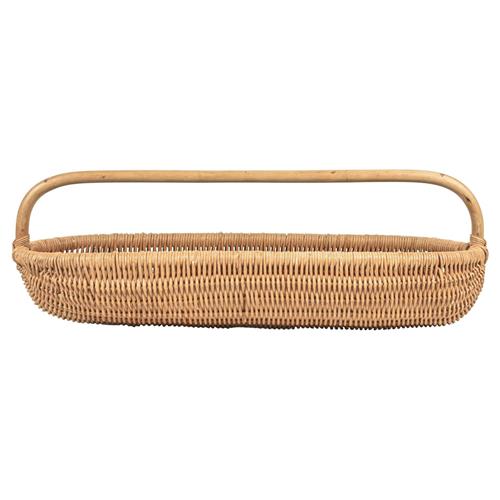 Gladys Coastal Beach Natural Woven Rattan Basket