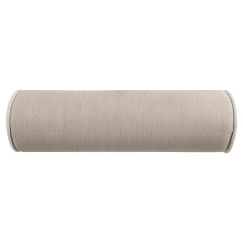 Averie Modern Classic Beige Indoor Outdoor Bolster Pillow - 8x25