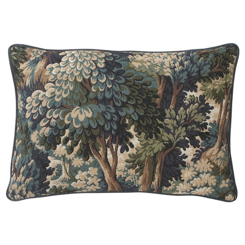 Beatrix Tapestry Forest Lumbar Pillow - 15x23