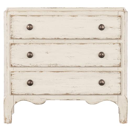 Asher French Country Cream Oak Nightstand