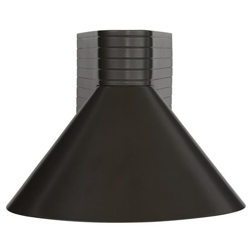 Chadwick Industrial Loft Aged Iron Shaded Outdoor Sconce