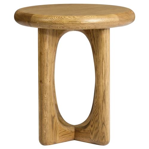 Arley Modern Classic Oak Wood Side Table