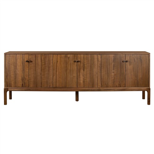 Nery Rustic Lodge Brown Walnut Wood Sideboard