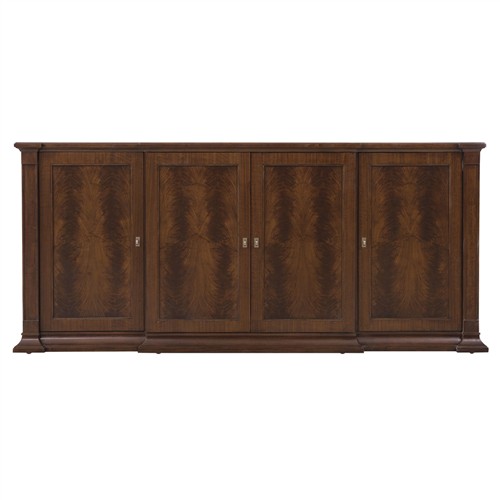 Alaine Updated Traditional Dark Walnut Buffet