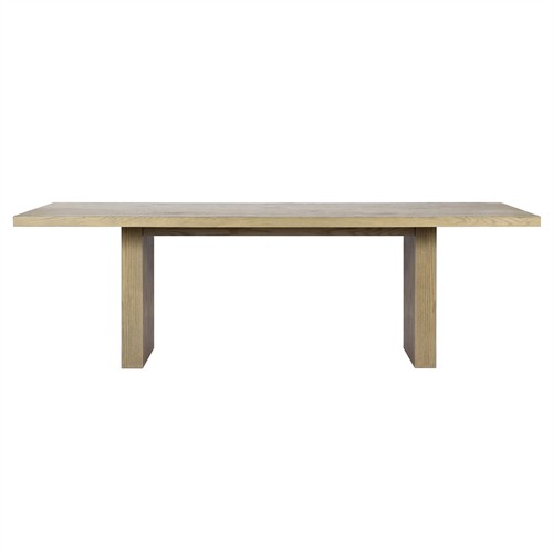 Julius Modern Classic Light Oak Rectangular Dining Table - 96&quot;