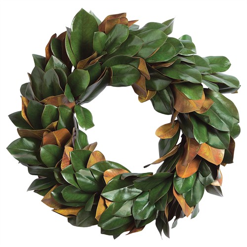 Louisa Updated Traditional Green Magnolia Wreath