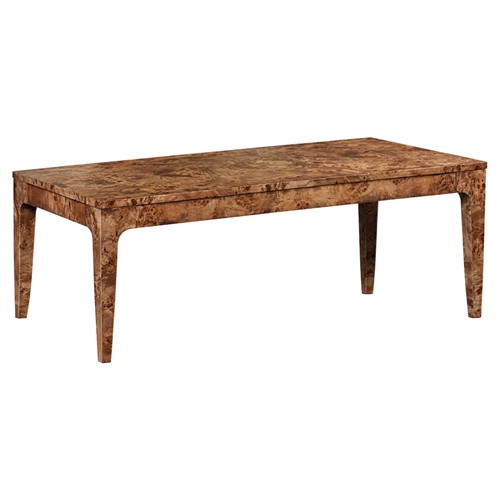 Marlo Modern Classic Dark Burl Coffee Table