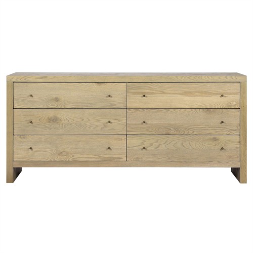 Julius Modern Classic Light Oak Double Dresser
