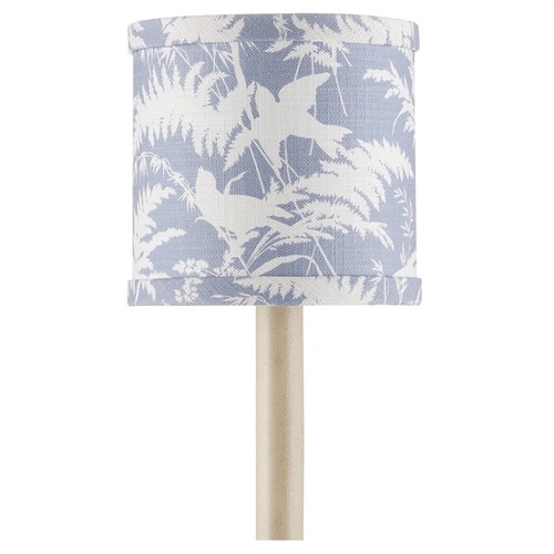 Aurora Coastal Beach Blue Nature Birds Drum Chandelier Shade