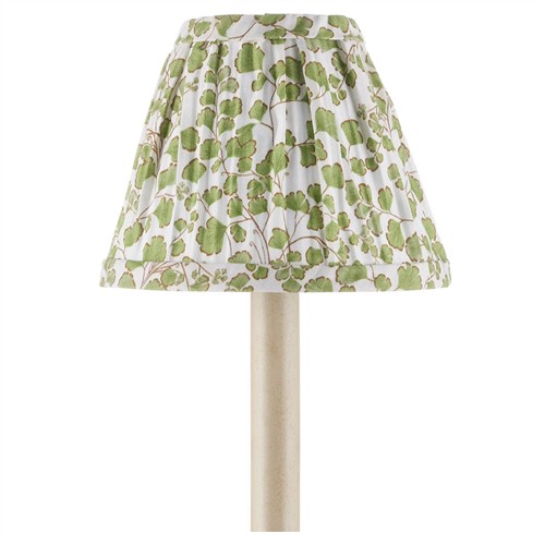 Mirelle Traditional Green Fern Tapered Chandelier Shade