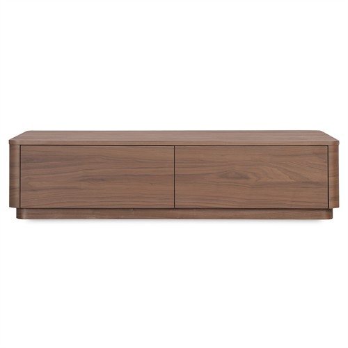 Rex Modern Classic Brown Walnut Rectangular Storage Coffee Table