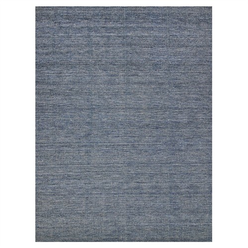 Emmeline Coastal Beach Blue Silk Solid Rug - 6&#39;x9&#39;