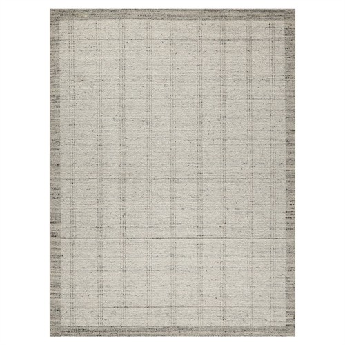 Fiona Coastal Beach Silver Wool Solid Rug - 6&#39;x9&#39;