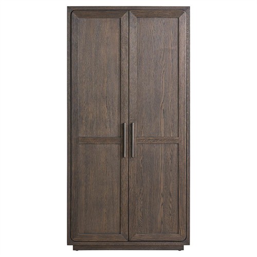 Alwyn Modern Classic Brown Oak Armoire