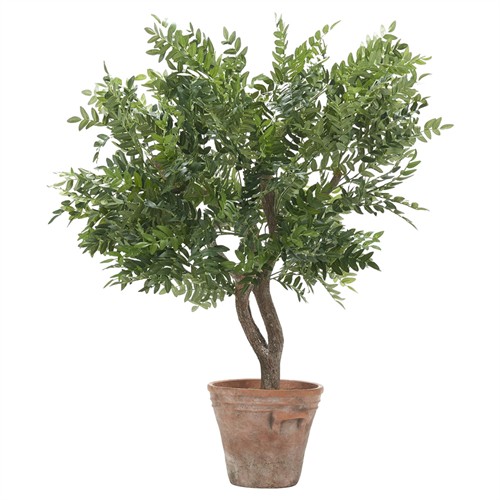 Amara French Country Green Faux Locust Potted Tree