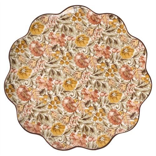 Juliska Willa French Country Amber Ceramic Charger Plate