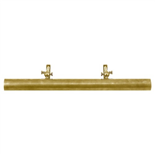 Visual Comfort Frame Makers Traditional Antique Brass Double Arm Picture Light Sconce - 24&quot;