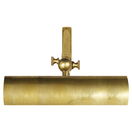 Visual Comfort Frame Makers Traditional Antique Brass Single Arm Picture Light Sconce - 8&quot;