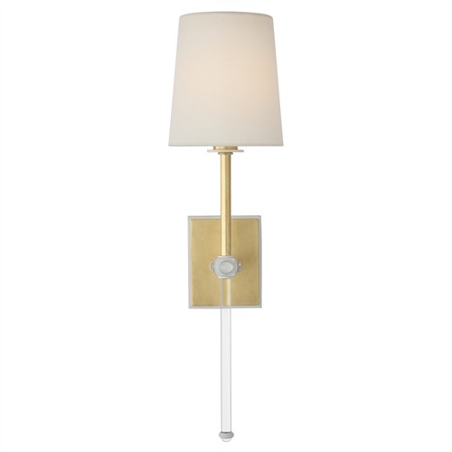 Visual Comfort Lucia Updated Traditional Gild Steel Cordless Wallchiere Sconce