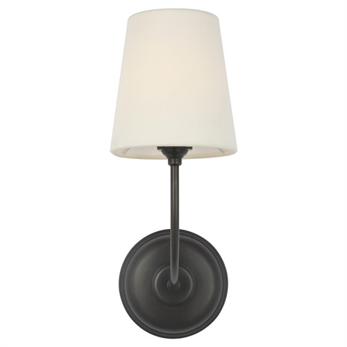 Visual Comfort Vendome Updated Traditional Bronze Cordless Single Armed Sconce