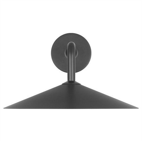 Visual Comfort Ponce Updated Traditional Black Iron Steel Armed Sconce