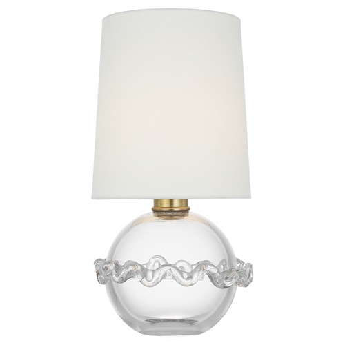 Visual Comfort Breslin Updated Traditional Glass Cordless Table Lamp