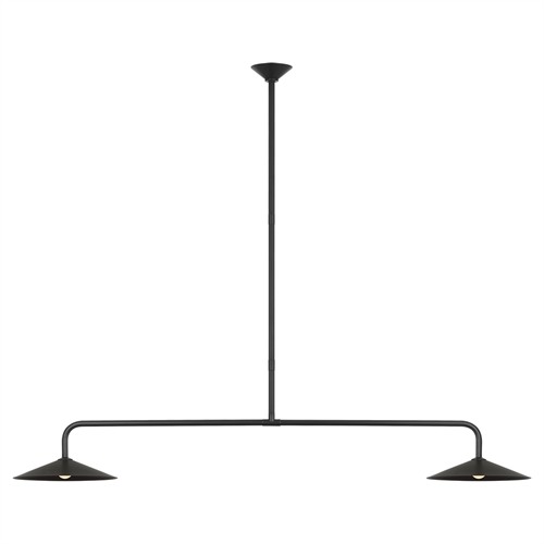 Visual Comfort Ponce Updated Traditional Iron Linear Pendant