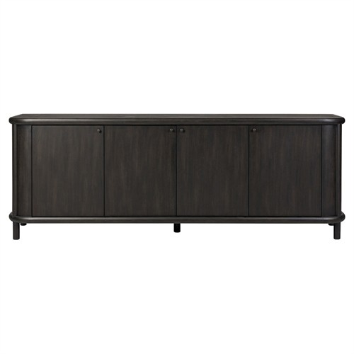 Bonnie Rustic Lodge Black Oak Sideboard