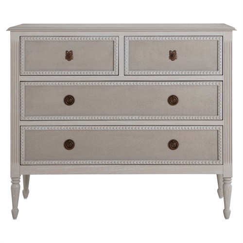 Caroline Updated Traditional Cerused White Oak Dresser