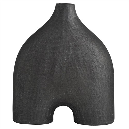 Jeffrey Modern Classic Matte Charcoal Terracotta Sculpture