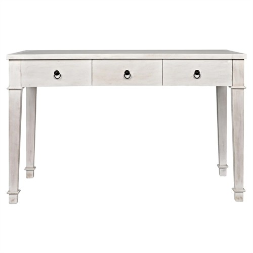 Abner Updated Traditional Whitewash Wood Desk