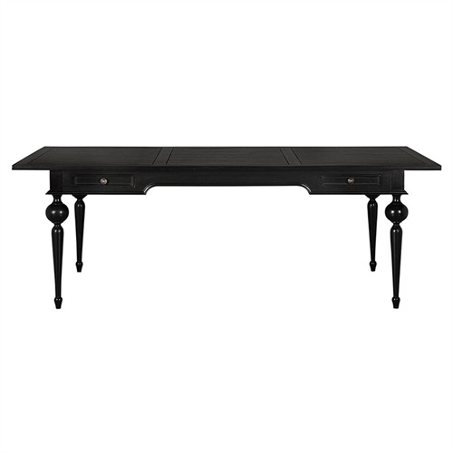 Landry Updated Traditional Black Wood Desk