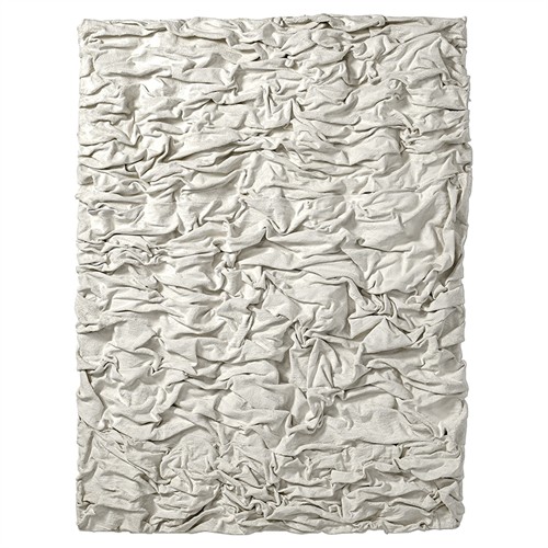 Palecek Chantelle Coastal Beach White Scrunched Velvet Mixed Media - 60x45