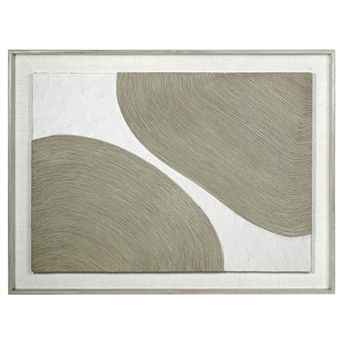 Palecek Tulum Coastal Beach Brown Circular Rattan Mixed Media - 45x60