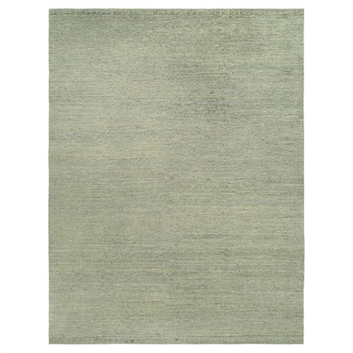 Hera Modern Classic Green Wool Solid Rug - 6&#39;x9&#39;