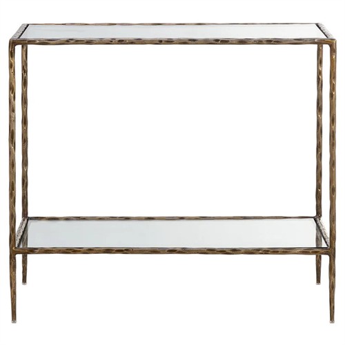 Mikayla Modern Classic Antique Brass Iron Nightstand